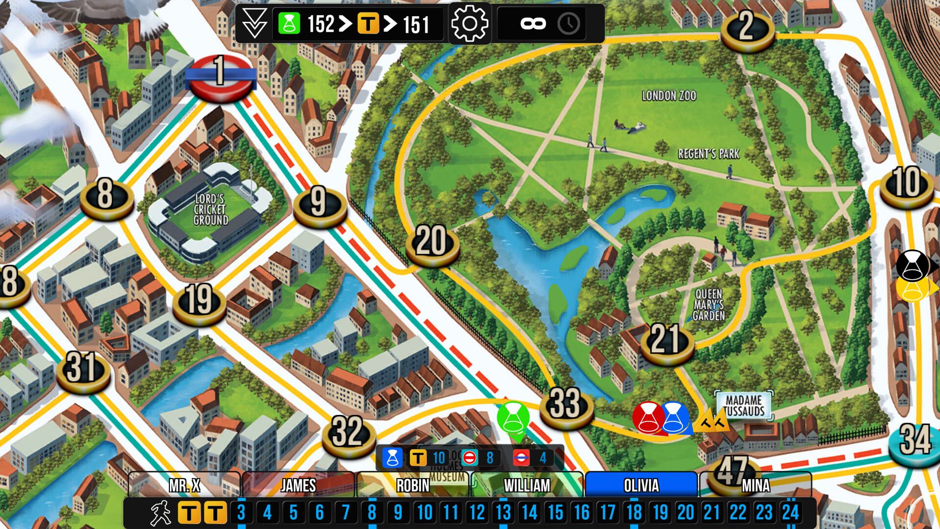 Scotland Yard – Hunting Mister X Screenshot 1