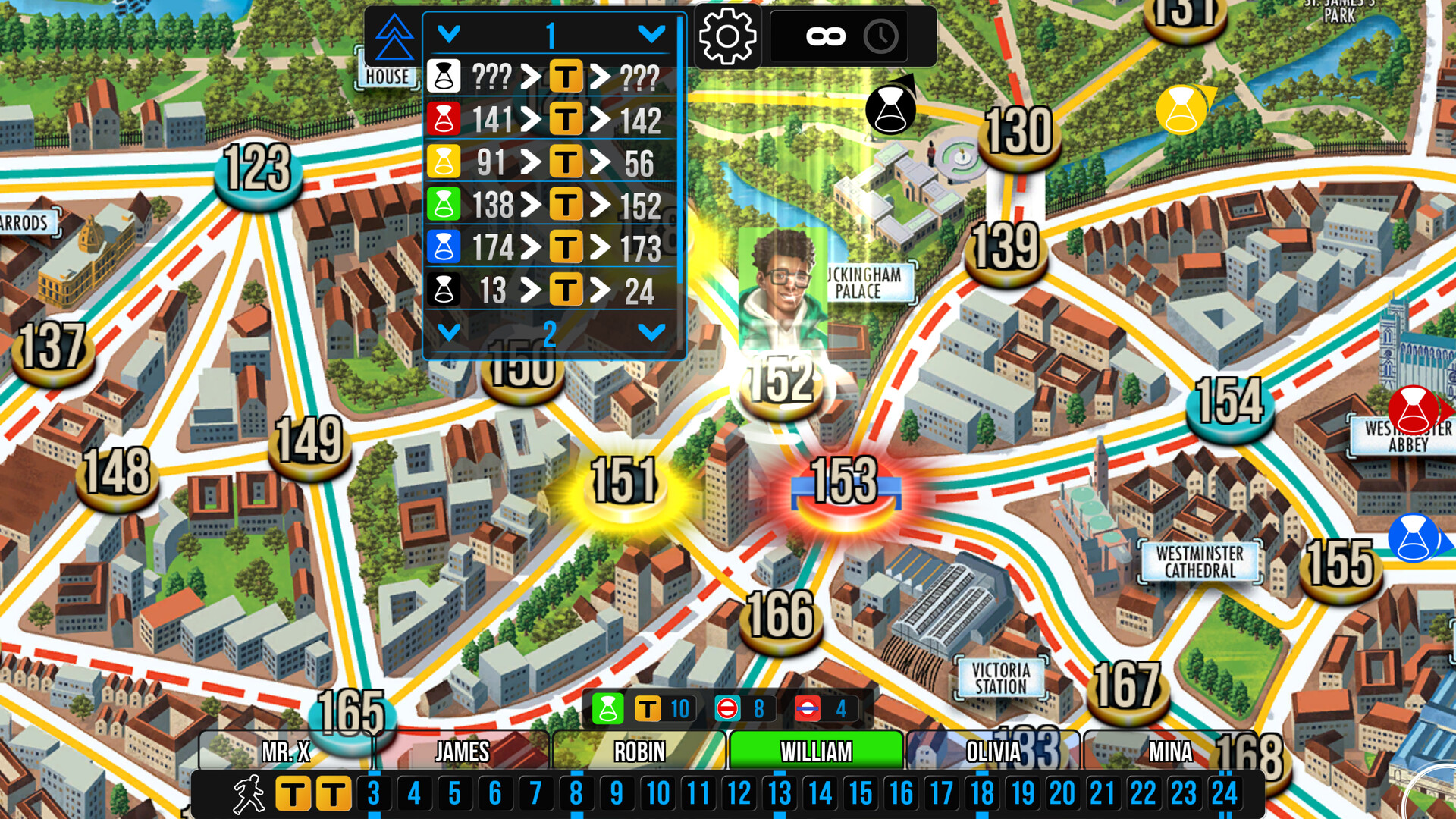 Scotland Yard – Hunting Mister X Screenshot 8