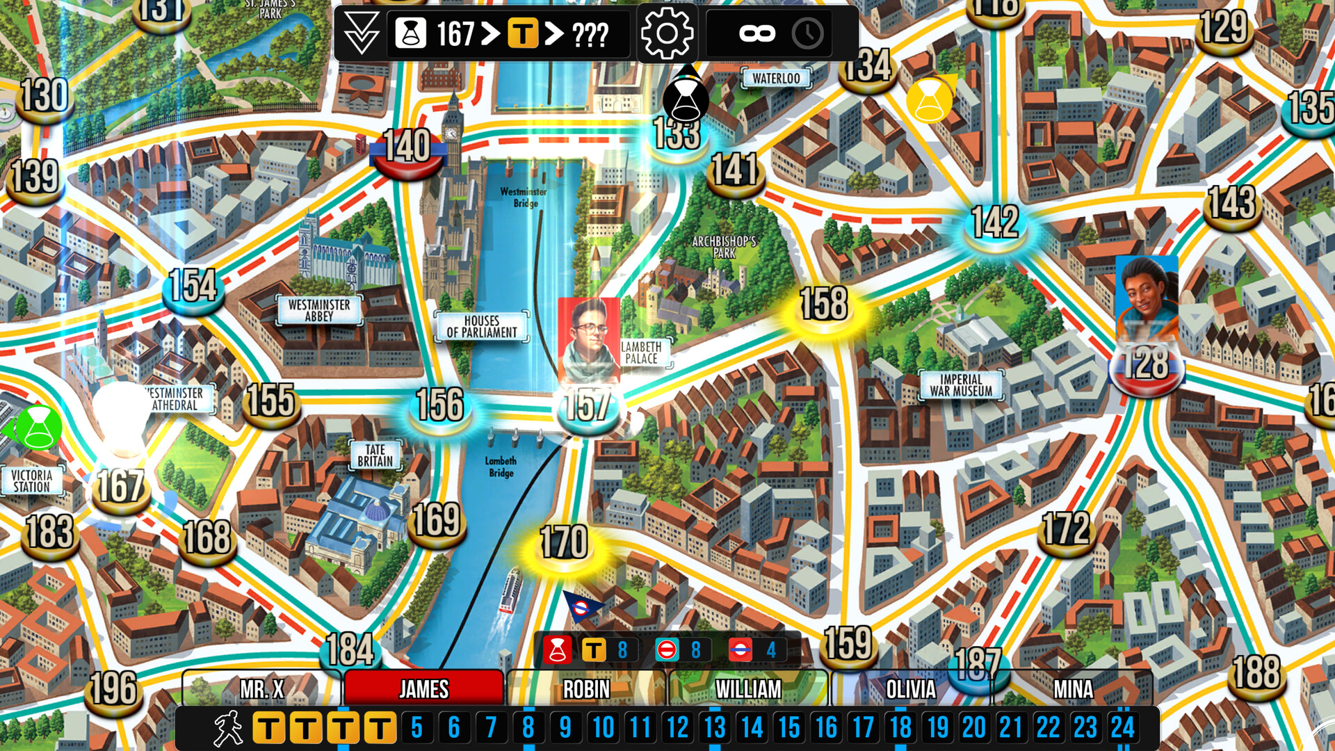 Scotland Yard – Hunting Mister X Screenshot 5
