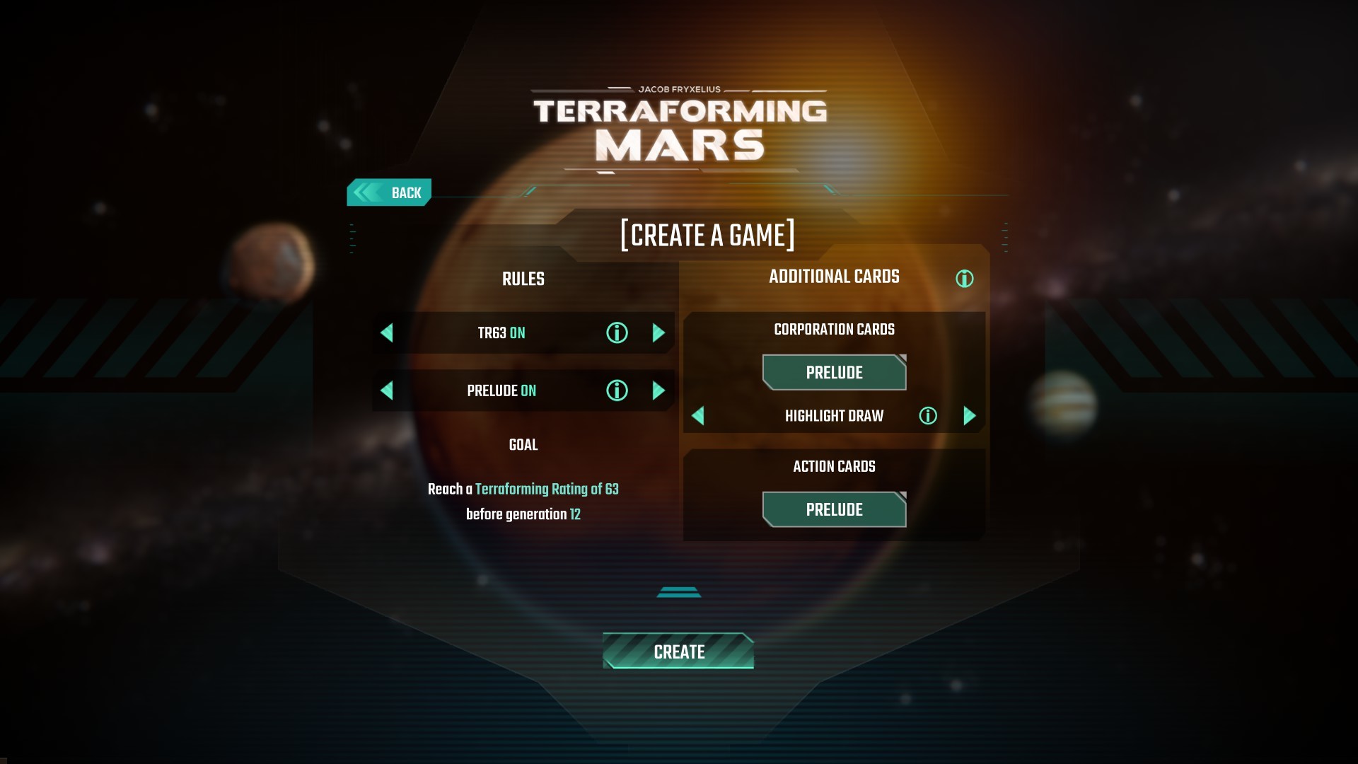 Terraforming Mars - Prelude Screenshot 4