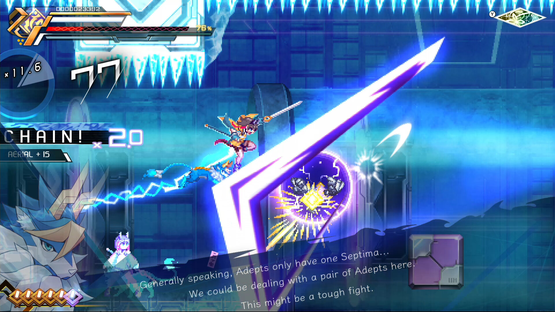 Azure Striker GUNVOLT 3 Screenshot 0