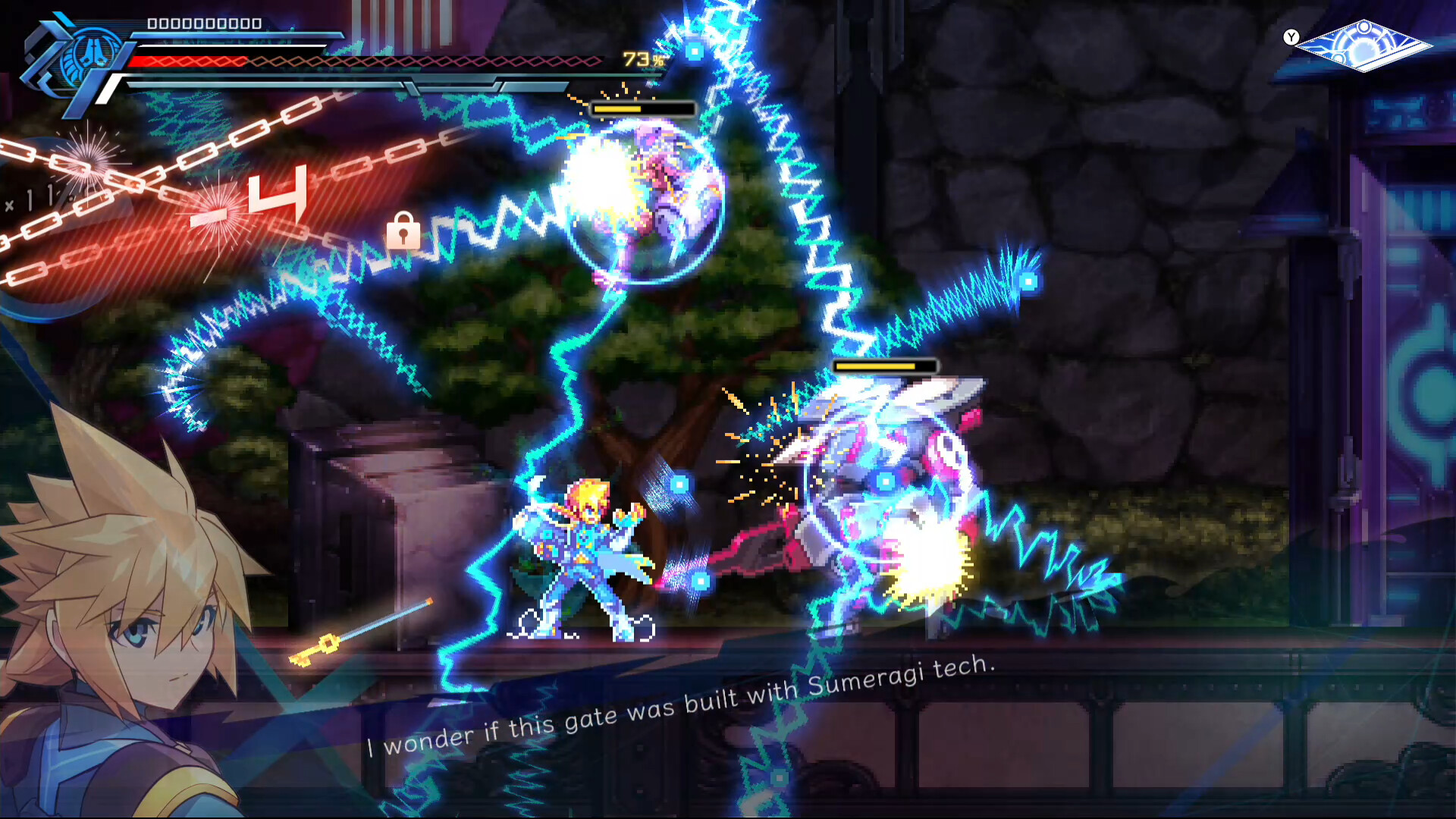 Azure Striker GUNVOLT 3 Screenshot 1