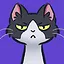 Black and White Cat icon