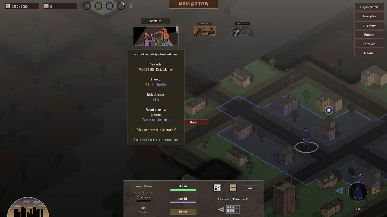 ALL IN THE GAME: Crime Strategy Screenshot 0