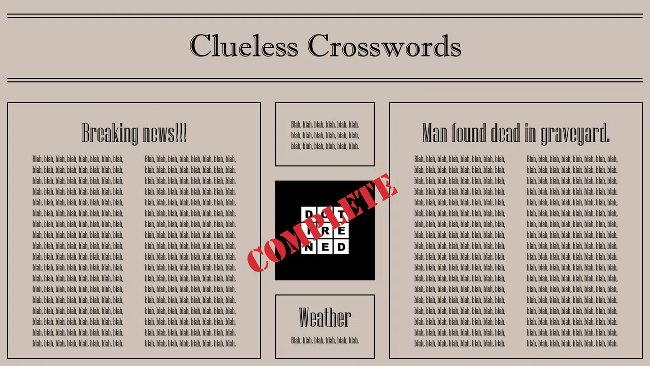 Clueless Crosswords Screenshot 4