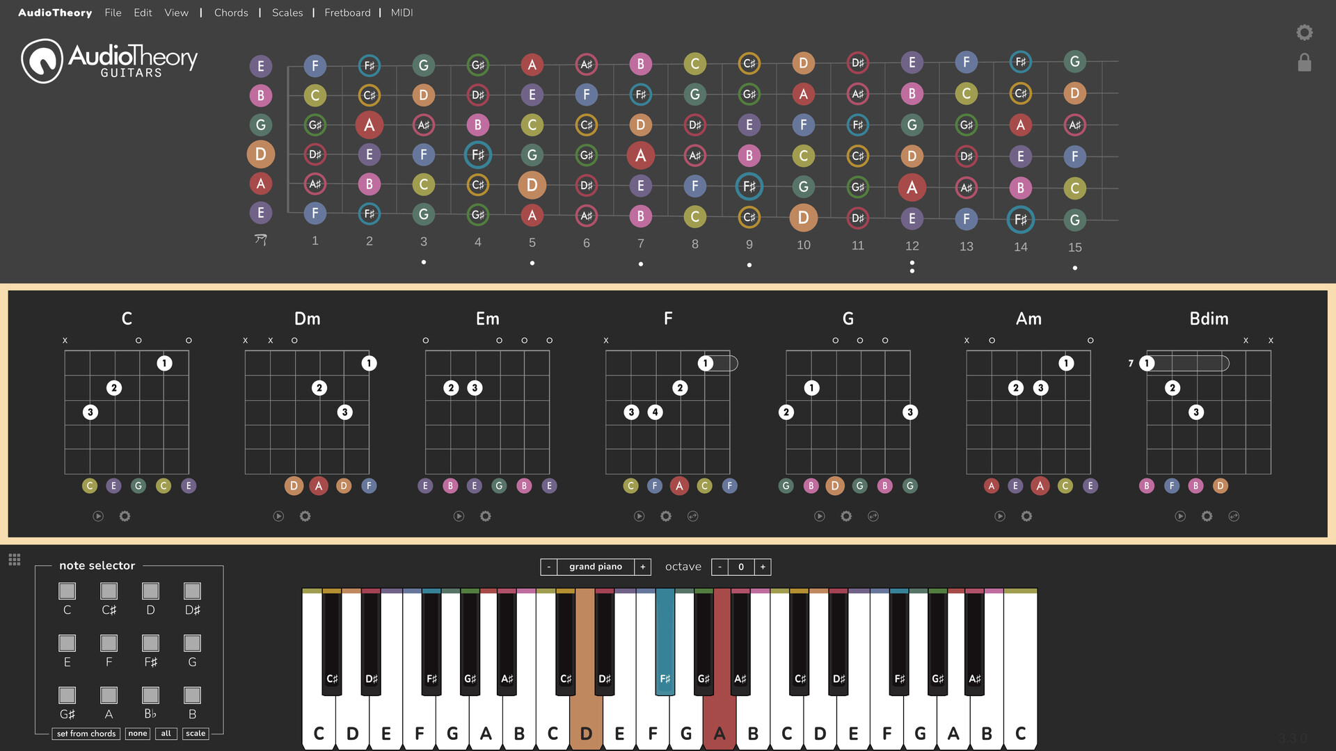 AudioTheory Guitars Screenshot 1