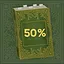 Unlock 50% icon