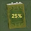 Unlock 25% icon