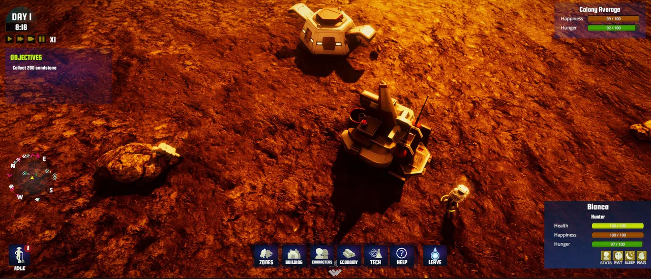Colonization Simulator Screenshot 1