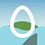 Easter egg Ocean icon