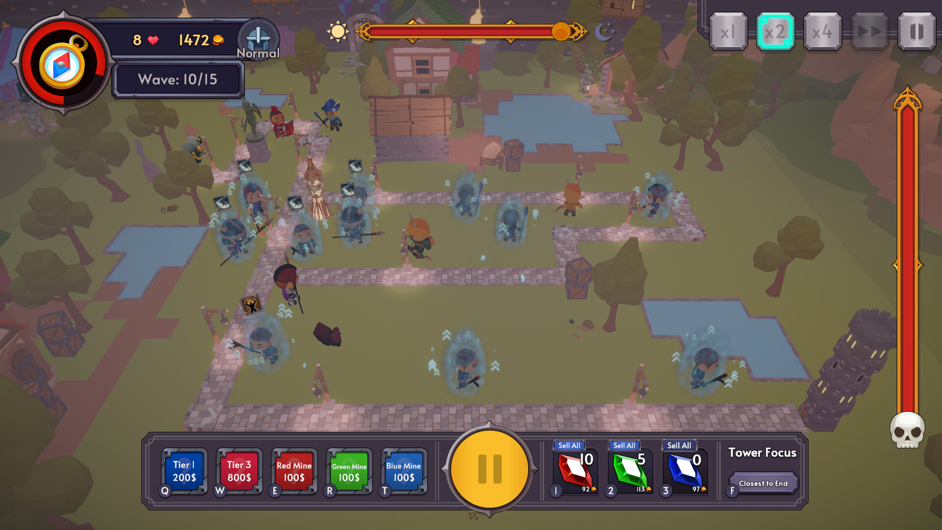 Royal Wars: Farm TD Screenshot 1