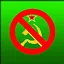 Red Flag Falling down icon