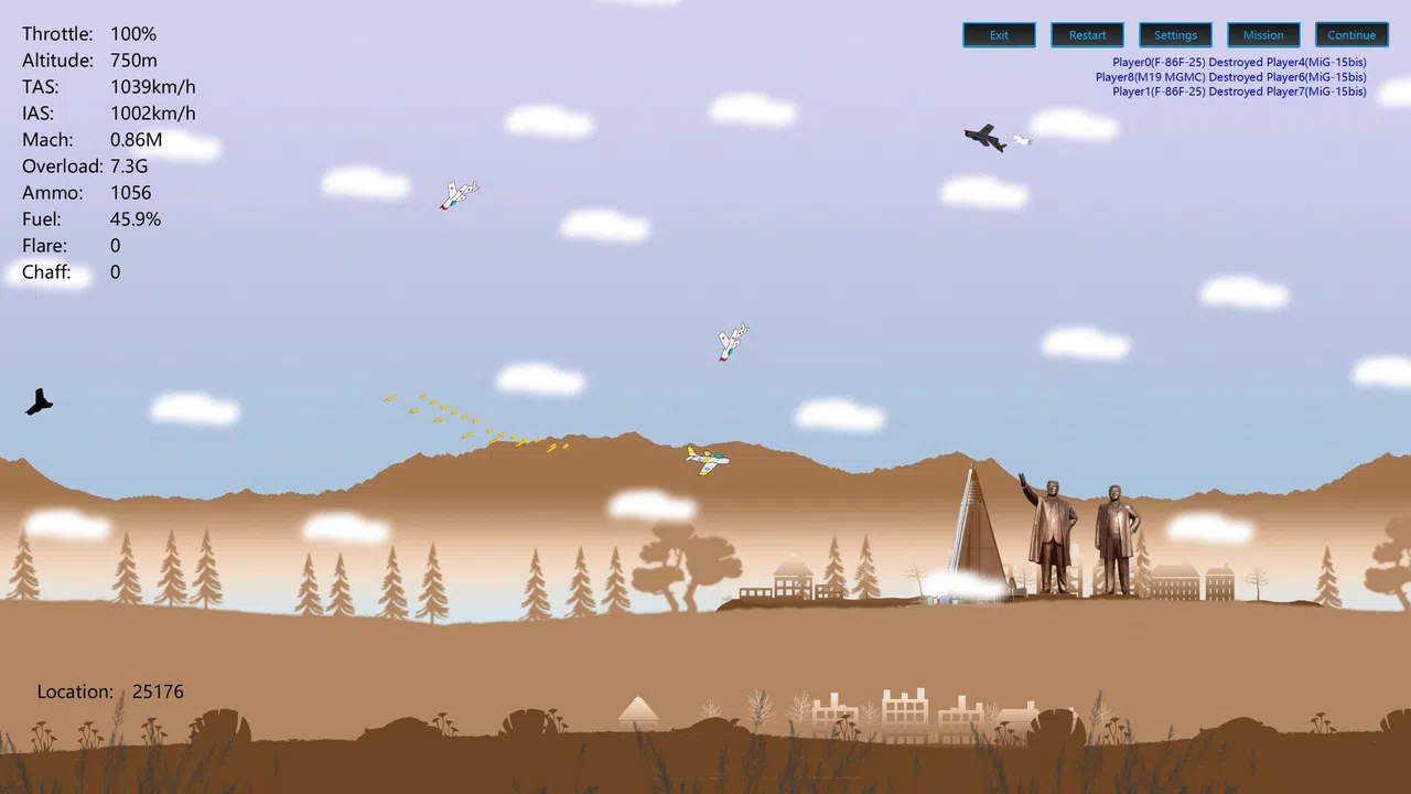 2D Dogfight Screenshot 0