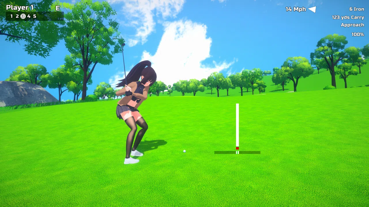Endless Anime Golf Screenshot 1