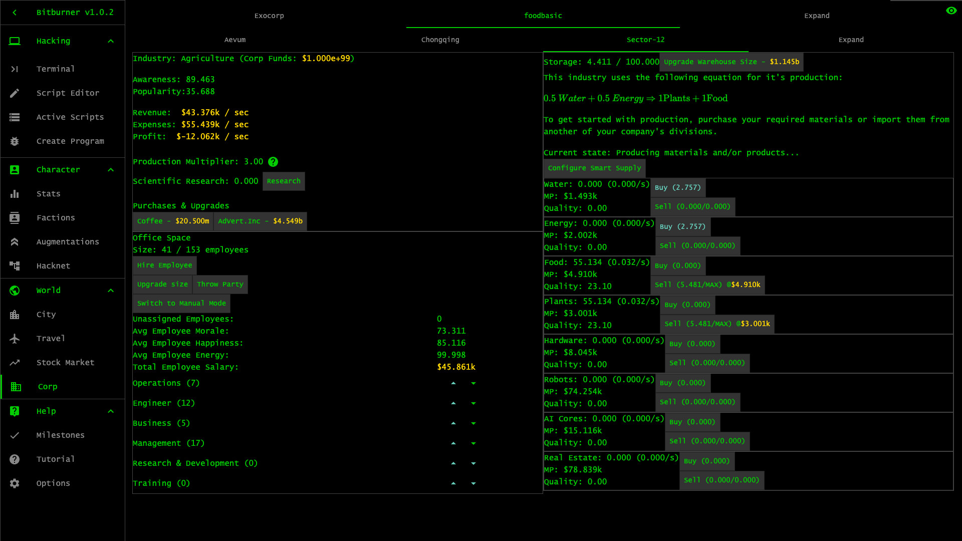 Bitburner Screenshot 16