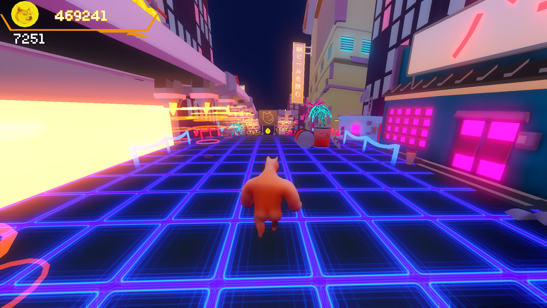 Cyber-doge 2077: Meme runner Screenshot 5