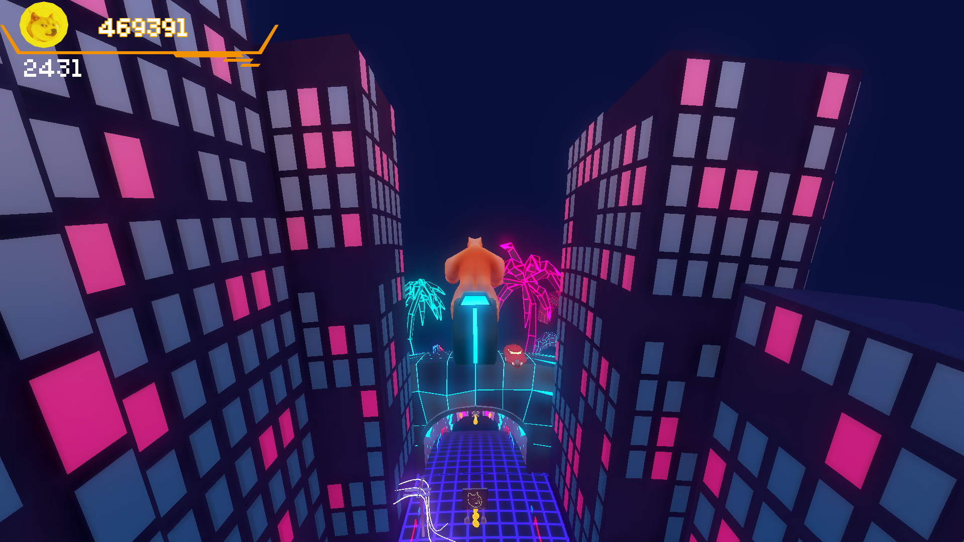 Cyber-doge 2077: Meme runner Screenshot 0