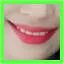 Smiling woman icon