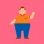 Lazy person icon
