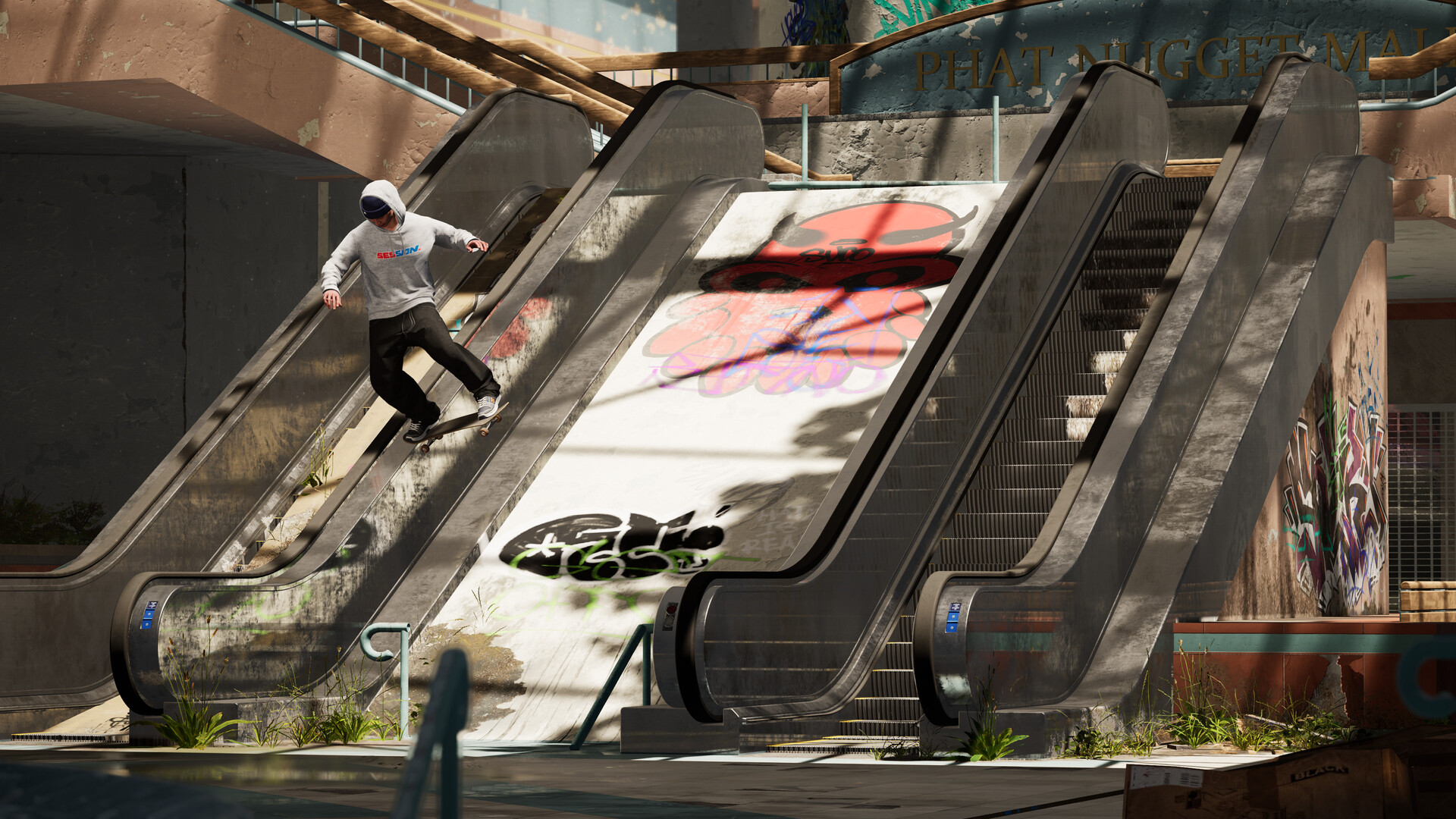 Session: Skate Sim Abandoned Mall Screenshot 0