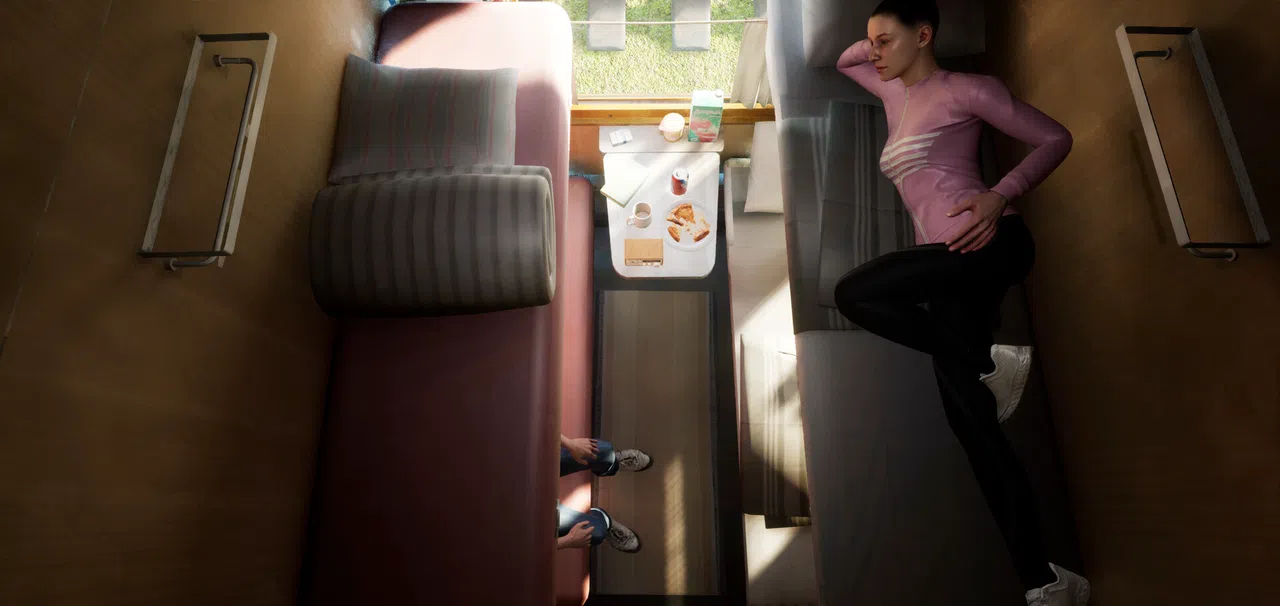 Russian Train Trip 2 - A beautiful girl in your place Screenshot 1