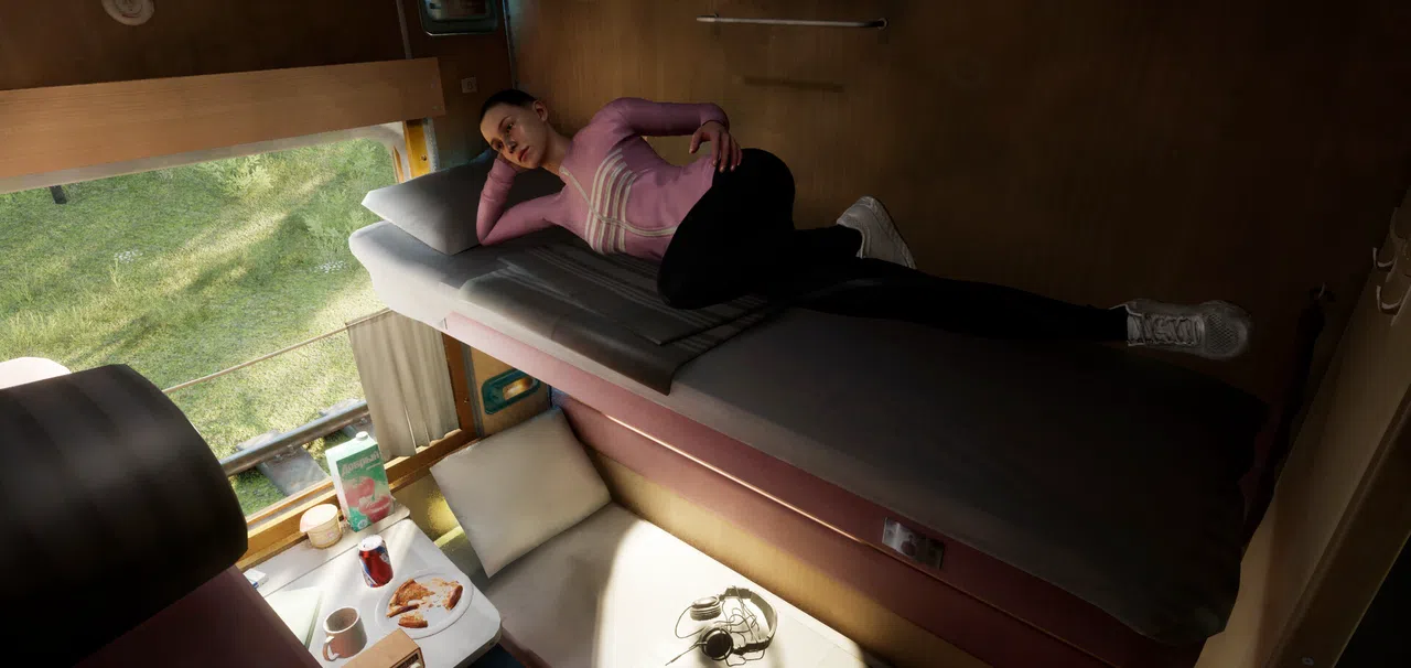Russian Train Trip 2 - A beautiful girl in your place Screenshot 0