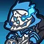 Laying Skeleton icon