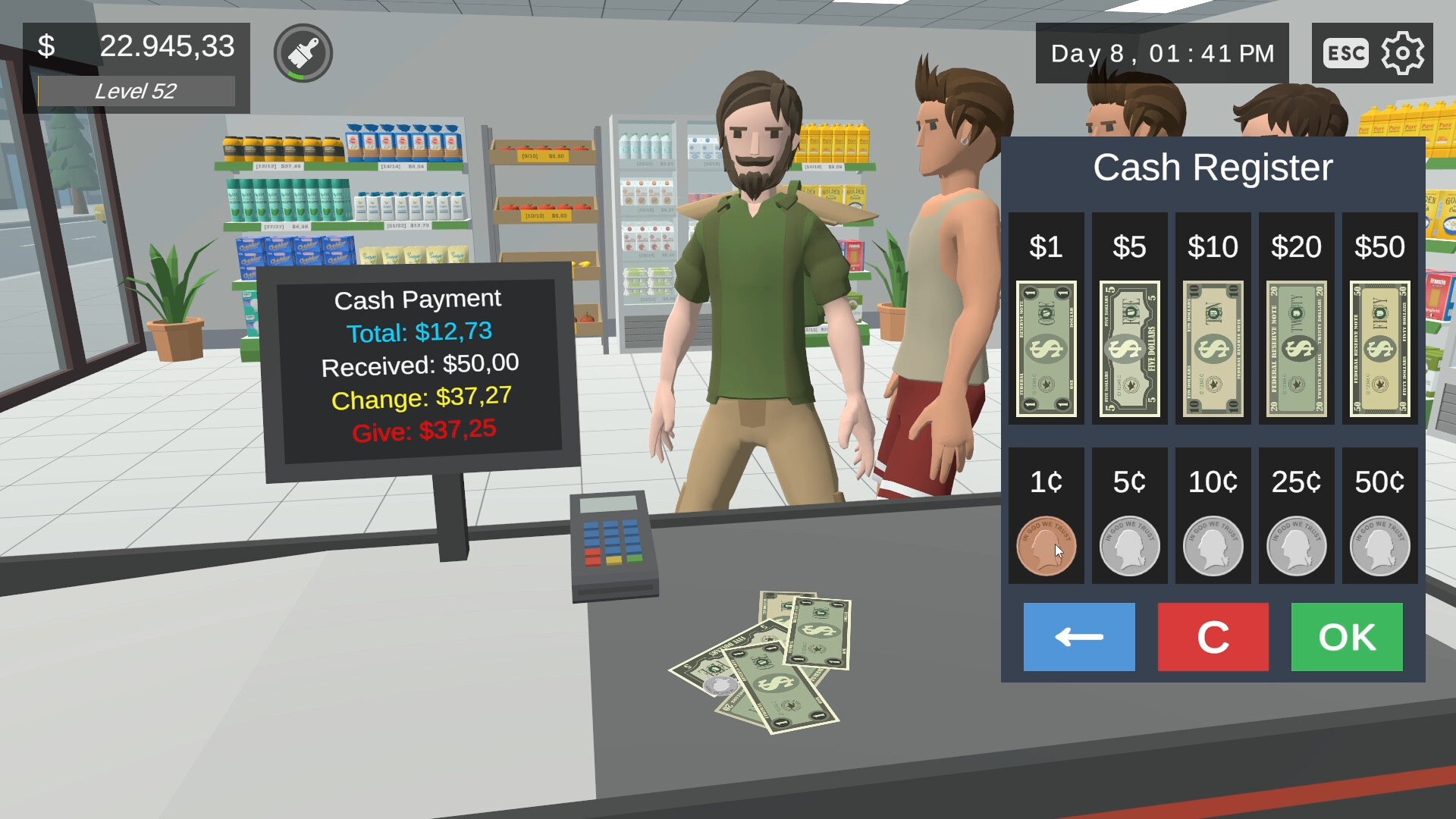 Supermarket Life Simulator Screenshot 1