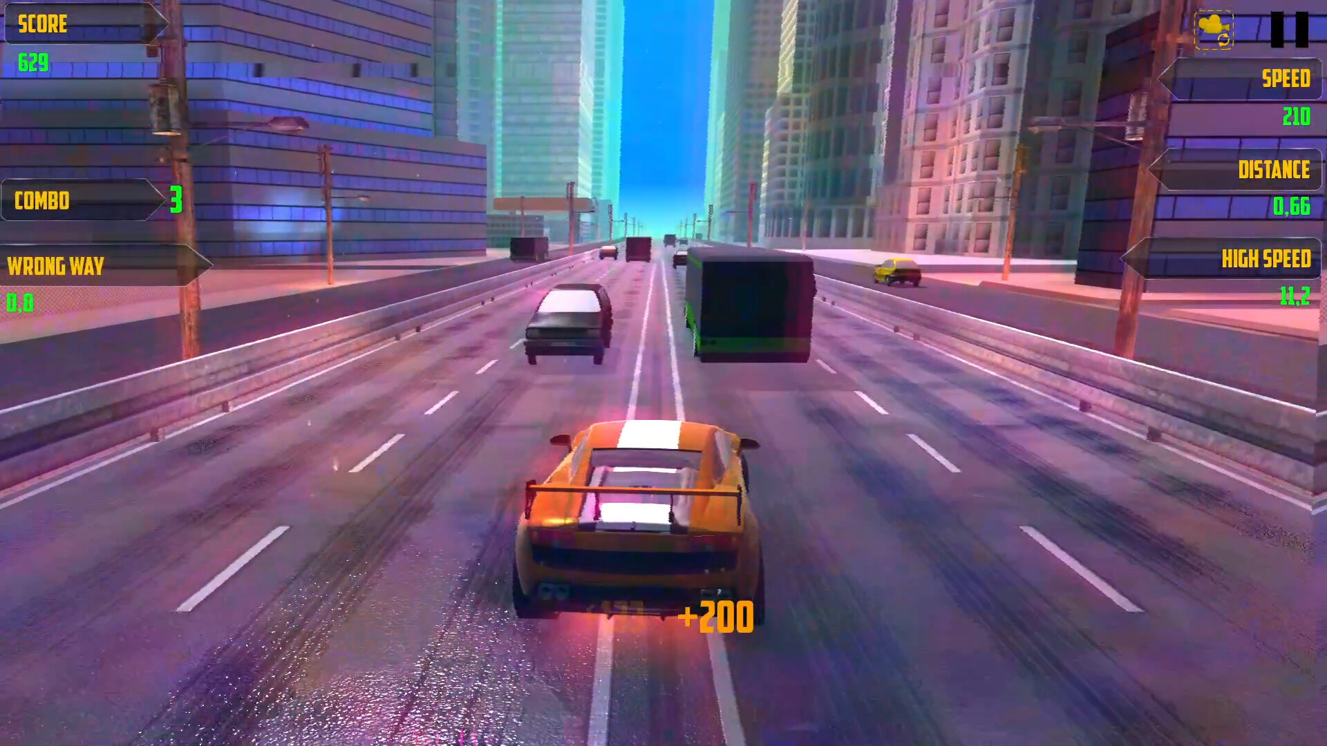 Retrowave Highway Screenshot 1