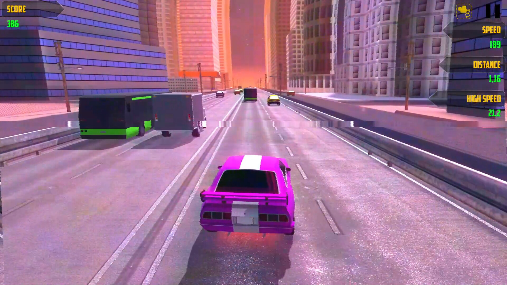 Retrowave Highway Screenshot 0