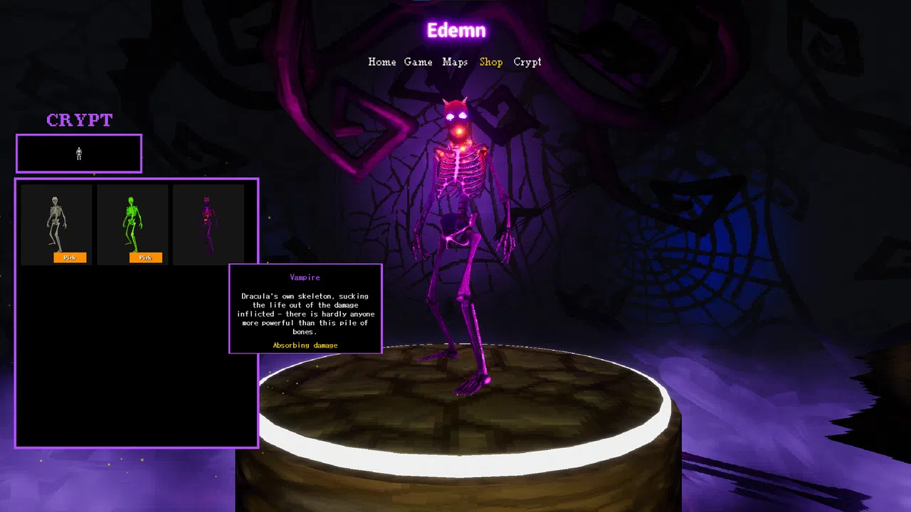Edemn - Vampire Skeleton Screenshot 0