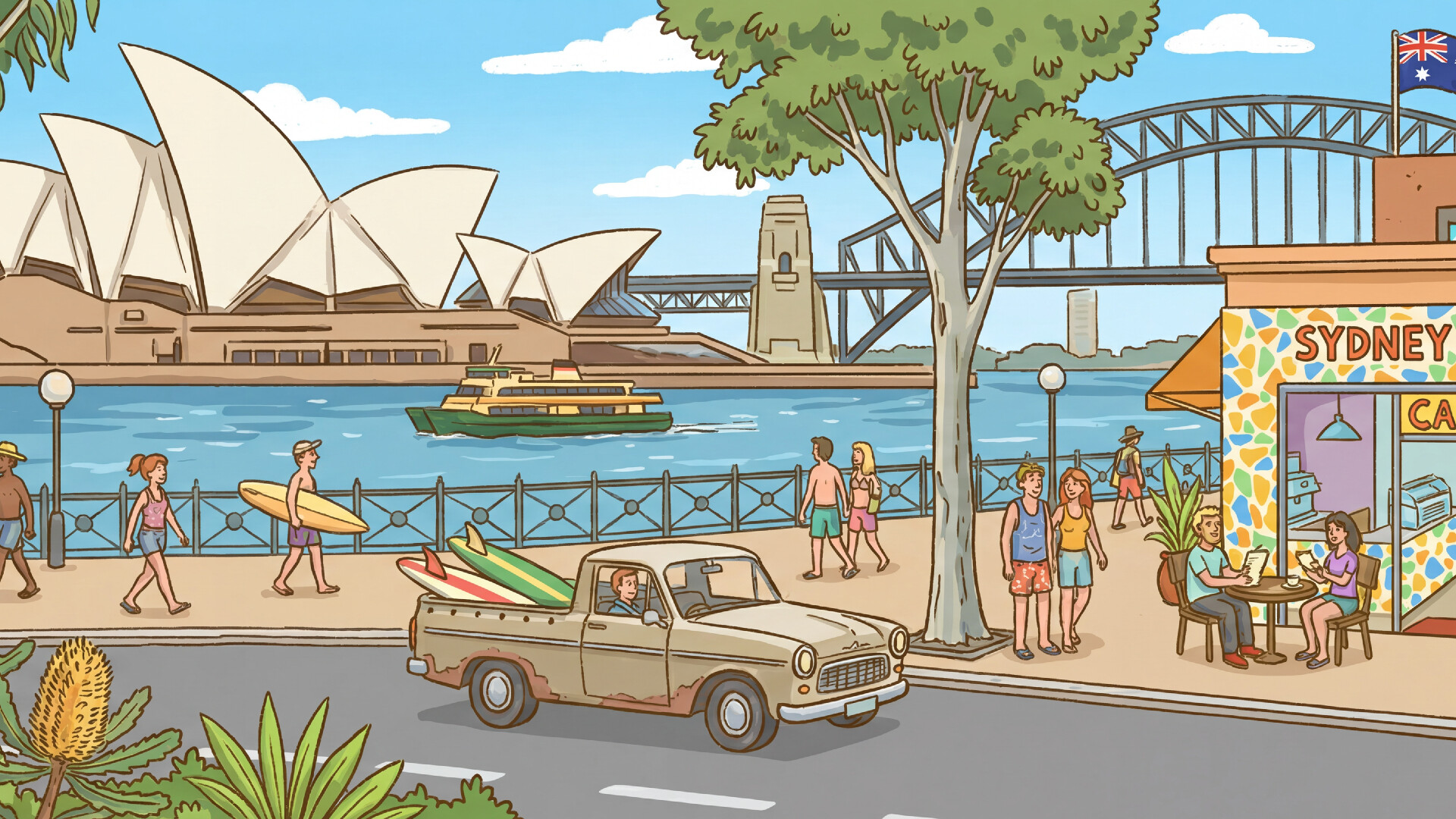 999 Hidden Cats: Australia Together Screenshot 0