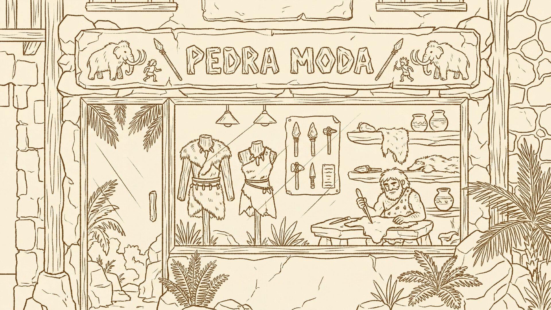 999 Hidden Cats: Stone Age Together Screenshot 1