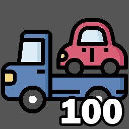 Delivery 100 Vehicles icon