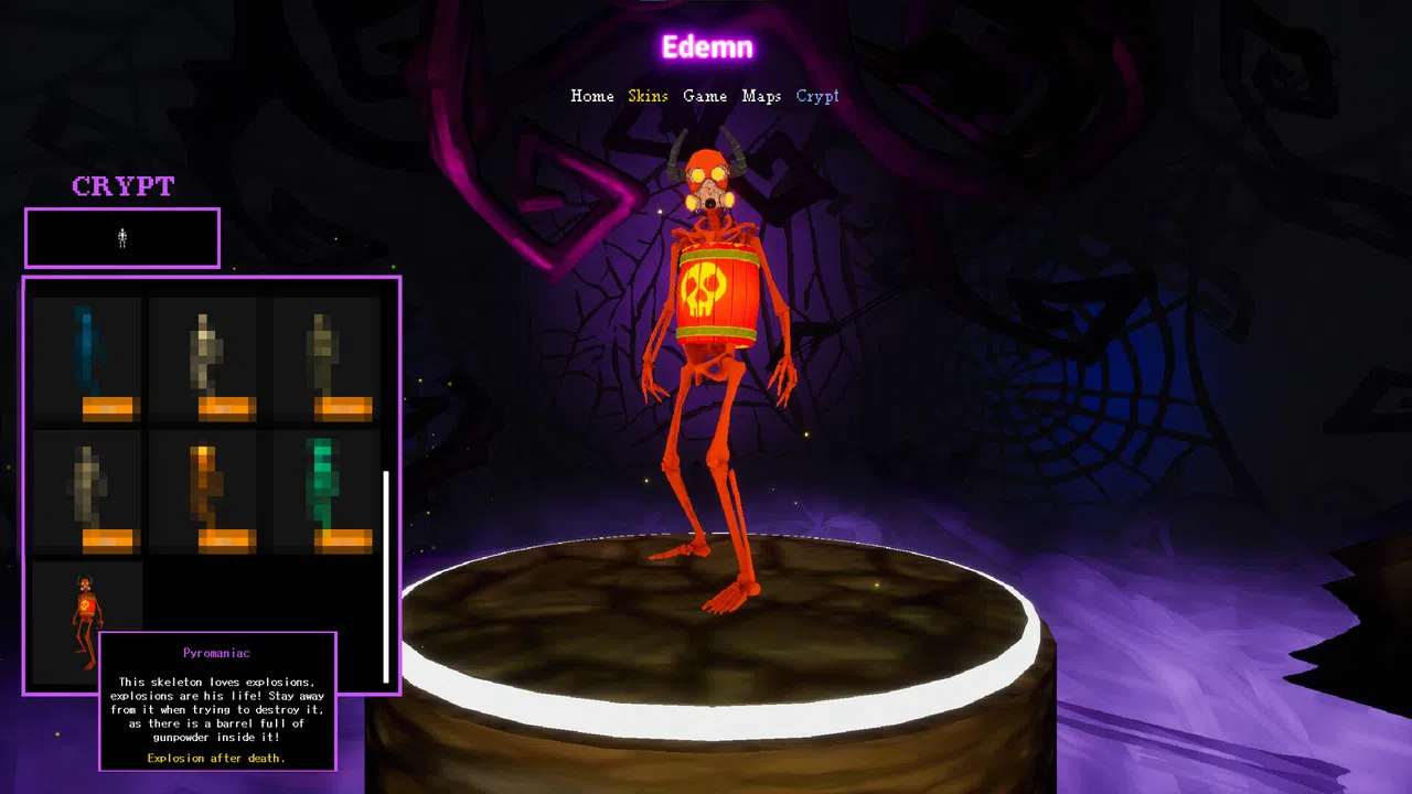 Edemn - Pyromaniac Skeleton Screenshot 0