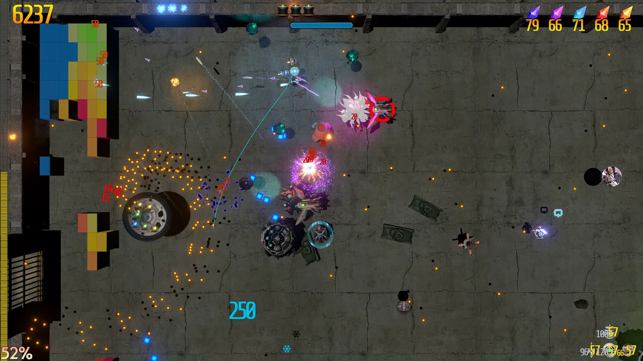 Retro Rocket Raiders Screenshot 0