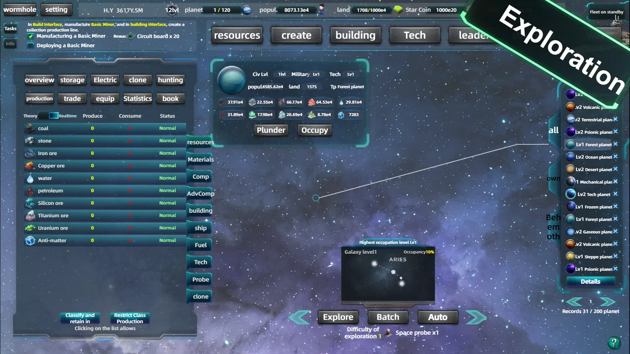 Space industrial empire Screenshot 3