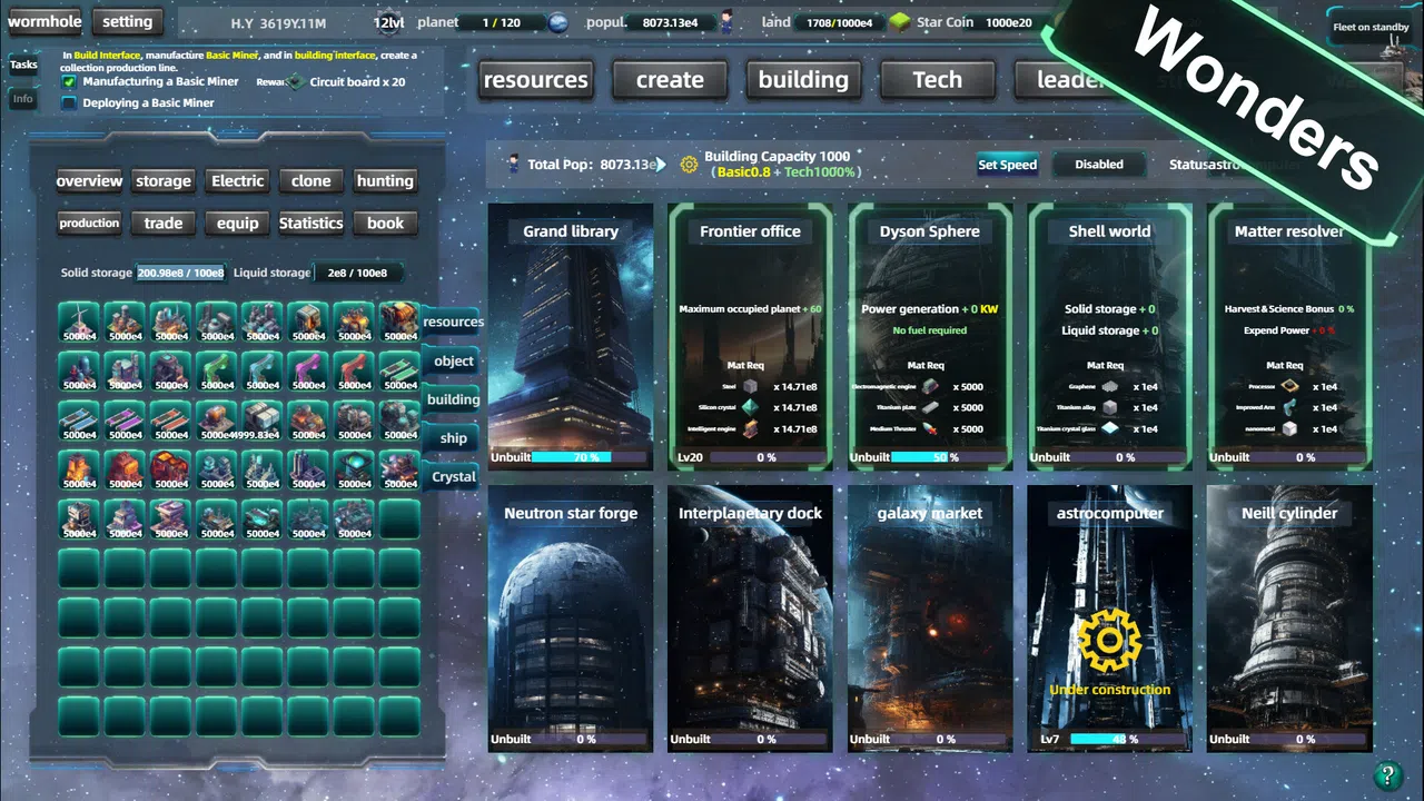 Space industrial empire Screenshot 5