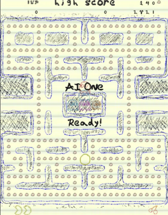 The Paper Arcade - Maze Chase Screenshot 1