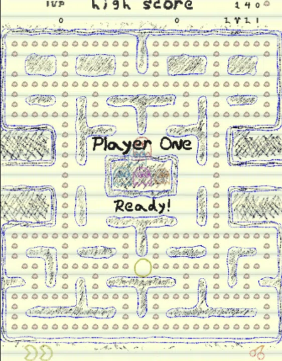 The Paper Arcade - Maze Chase Screenshot 2