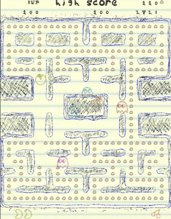 The Paper Arcade - Maze Chase Screenshot 4