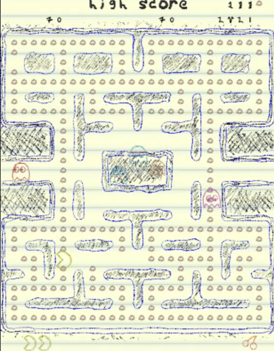 The Paper Arcade - Maze Chase Screenshot 3