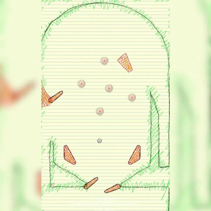 The Paper Arcade - Pinball Screenshot 0