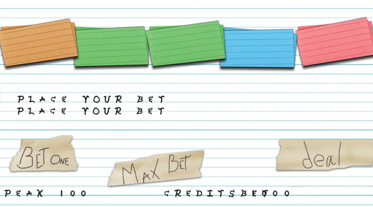 The Paper Arcade - Poker Screenshot 2