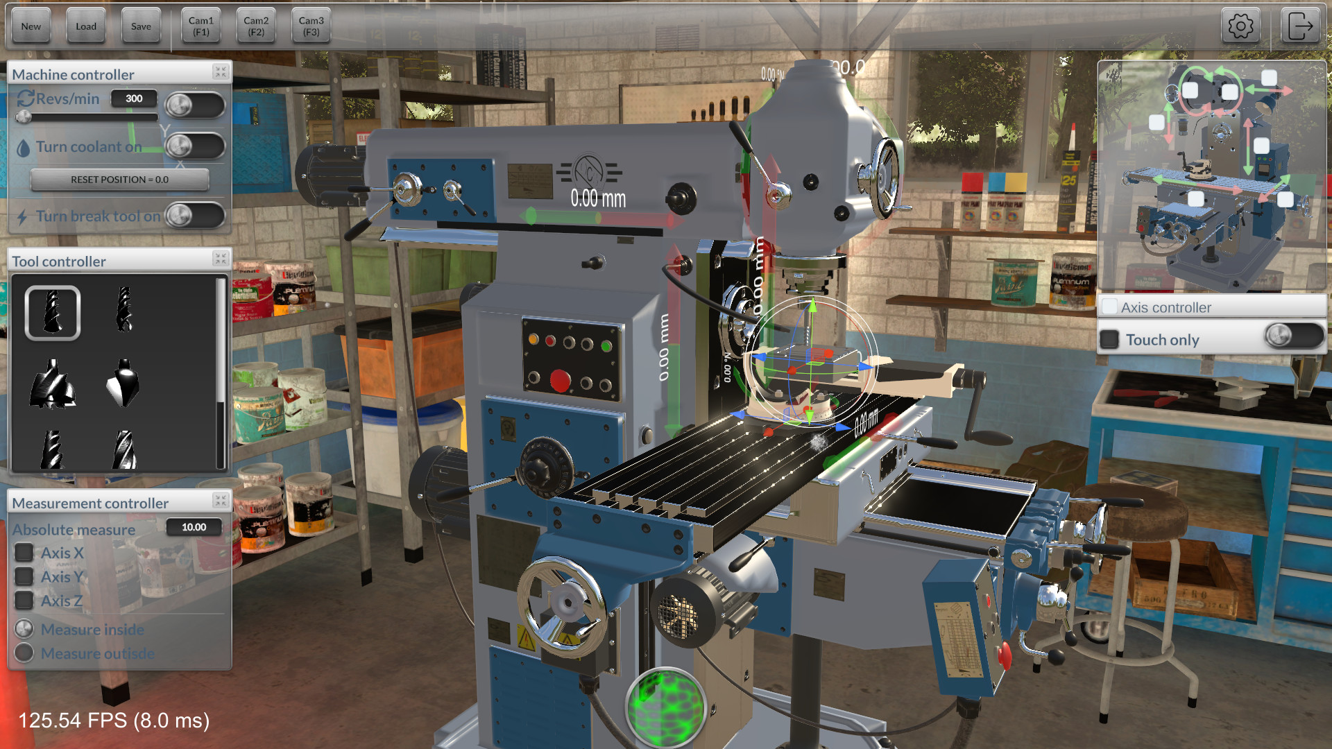 Milling machine simulator Screenshot 0