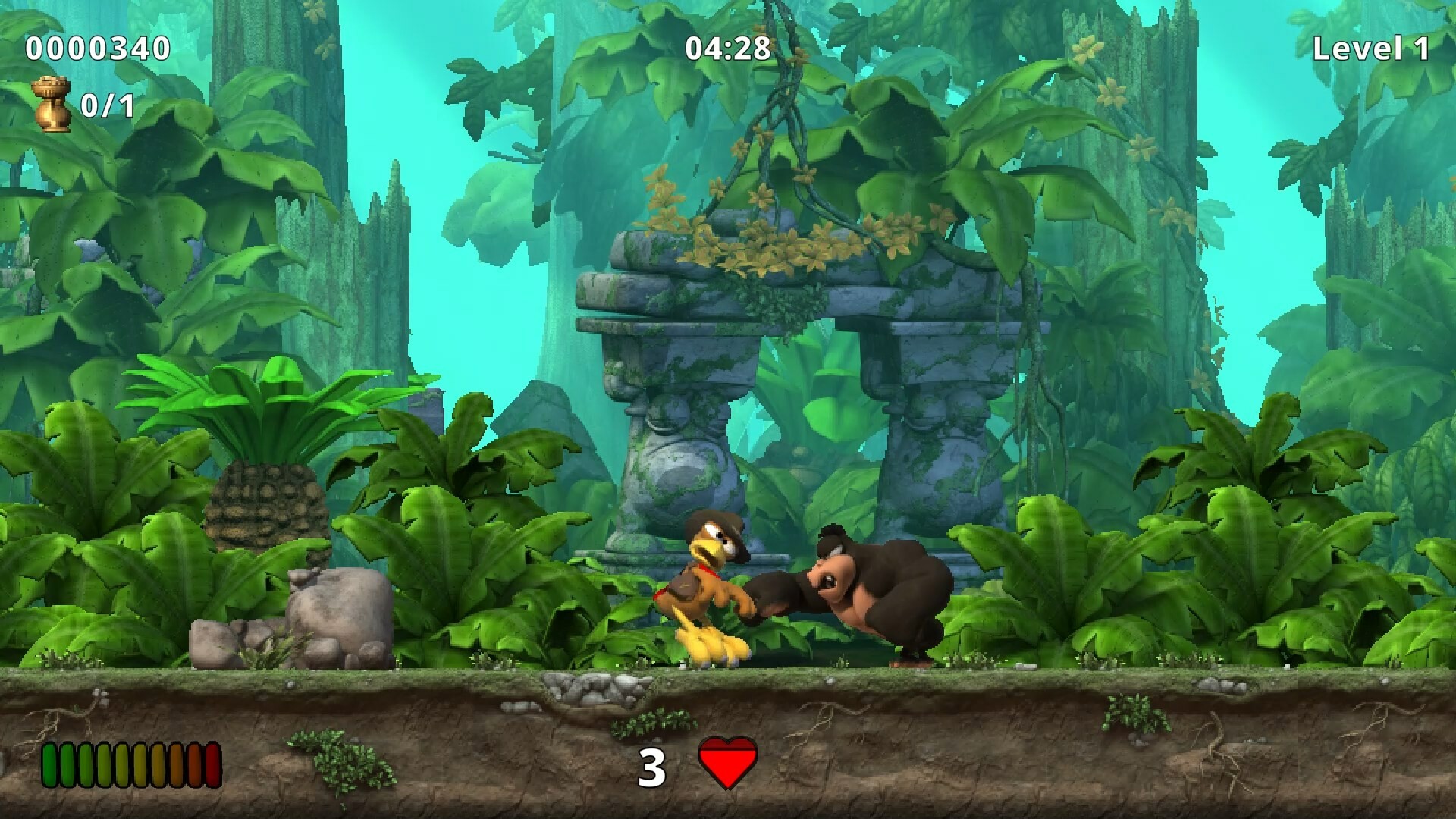 Moorhuhn 'Traps and Treasures' Screenshot 1