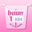 Insert 1 km icon