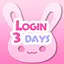 Login 3 Days icon