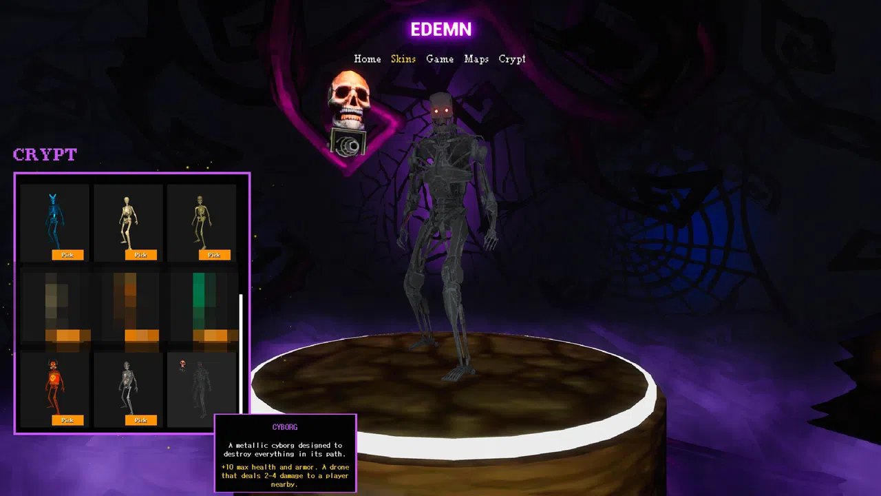 Edemn - Cyborg Skeleton Screenshot 0