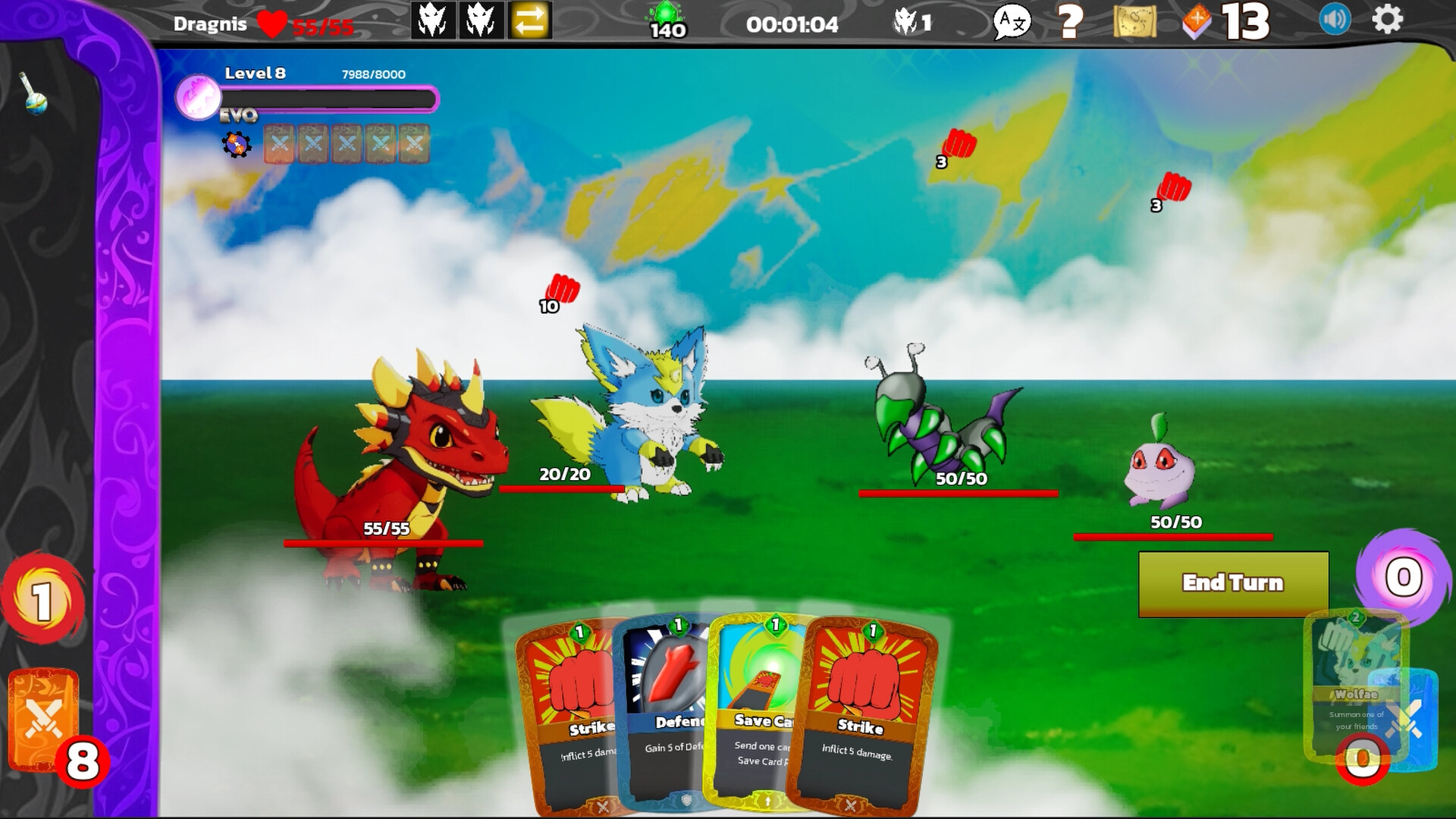Dreamians: Card Battle Screenshot 3